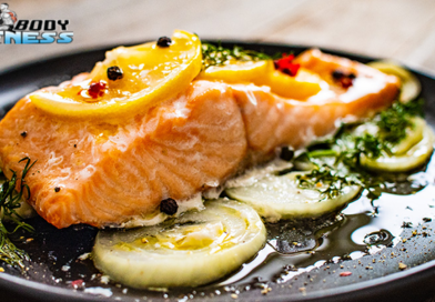 เมนูสเต็กปลาแซลมอน อาหารสำหรับสร้างกล้ามเนื้อ อาหารสำหรับสร้างกล้ามเนื้อ การออกกำลังกาย และการรับประทานอาหาร เป็นสิ่งที่สำคัญอย่างมาก